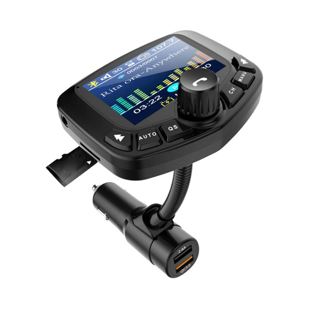 1* Bluetooth V4.0 EDR беспроводной стерео MP3 fm-передатчик Hands Free USB зарядное устройство