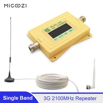 

2100Mhz Cell Phone Signal Repeater Set Band1 3G GSM Mobile Phone Cellular Signal Range Extender Booster Amplifier with Antenna