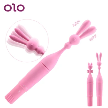 

G-Spot Vibrator Orgasm Vibrating Sticks Lick Clitoris Vagina Stimulator Erotic Nipple Massager Adult Products Sex Toys for Women