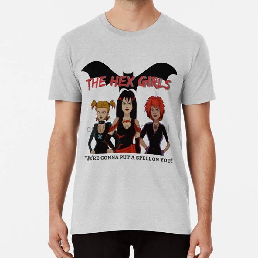 Футболка the hex girls witch eco goth scooby doo мультяшное заклинание magic | Мужская одежда