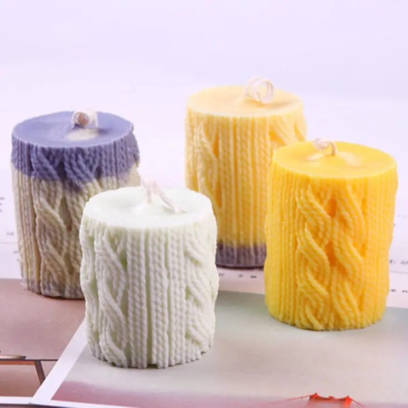 3D свитер рукав форма для свечей силиконовый аромат DIY Торт Плесень Свеча гипсовая глина «сделай сам» Торт Шоколад Декор