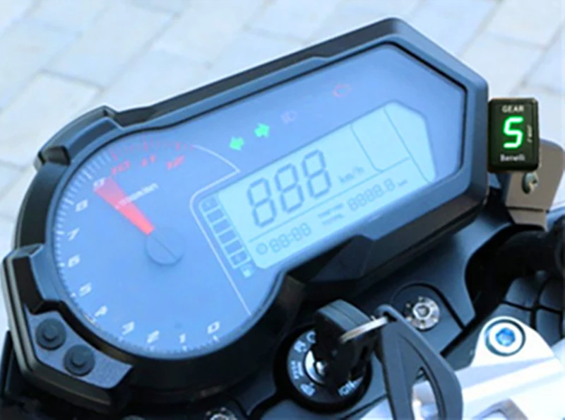 Мотоцикл Ecu прямое Крепление 1-5 скорость шестерни дисплей индикатор водонепроницаемый для Benelli TNT125 125-3E
