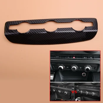 

Carbon Fiber Print Interior Air Condition CD Panel Cover Trim Decoration Accessories fit for Audi A3 8V 2014 2015 2016 2017 2018