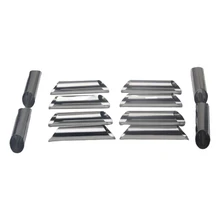 12 шт./компл. торт круассан с антипригарным покрытием пресс-формы для выпечки хлеба Рог трубки прессформы Кондитерские инструменты спираль Нержавеющая сталь