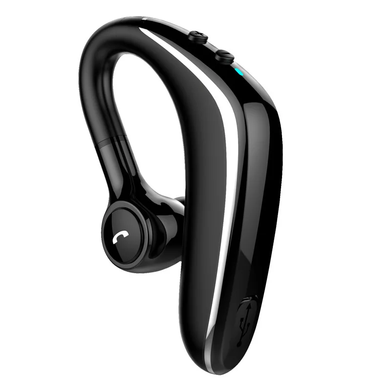 Black TWS, беспроводные Bluetooth наушники, наушники с сенсорным управлением, с микрофоном, Спортивная гарнитура, шумоподавление для вождения автомобиля, одно ухо - Цвет: Black