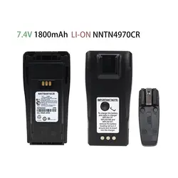 2-полосная Замена радио Батарея 7,4 V 1800 мА/ч, литий-ионным для Motorola NTN4496 и CP040, 140, 160, 200 радиостанций