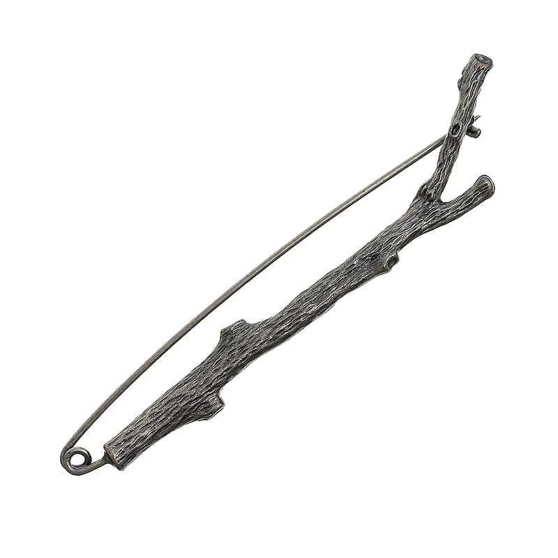 

SOUARTS New Branch Shape Brooches Silver Color Zinc Alloy Brooches Pins For Making Jewelry 8.4cm x2.2cm