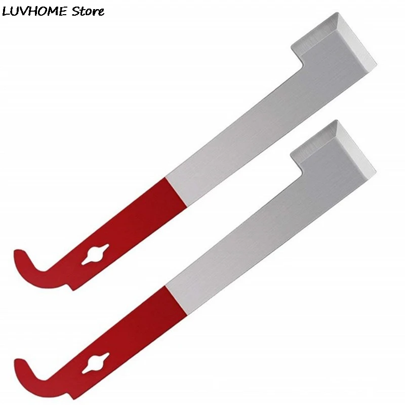 Beekeeping Equipmentc Red 27cm Stainless Bee Hive Tool Frame Lifter And Scraper J Shape Hook Beekeeper Tool Scraping Knife