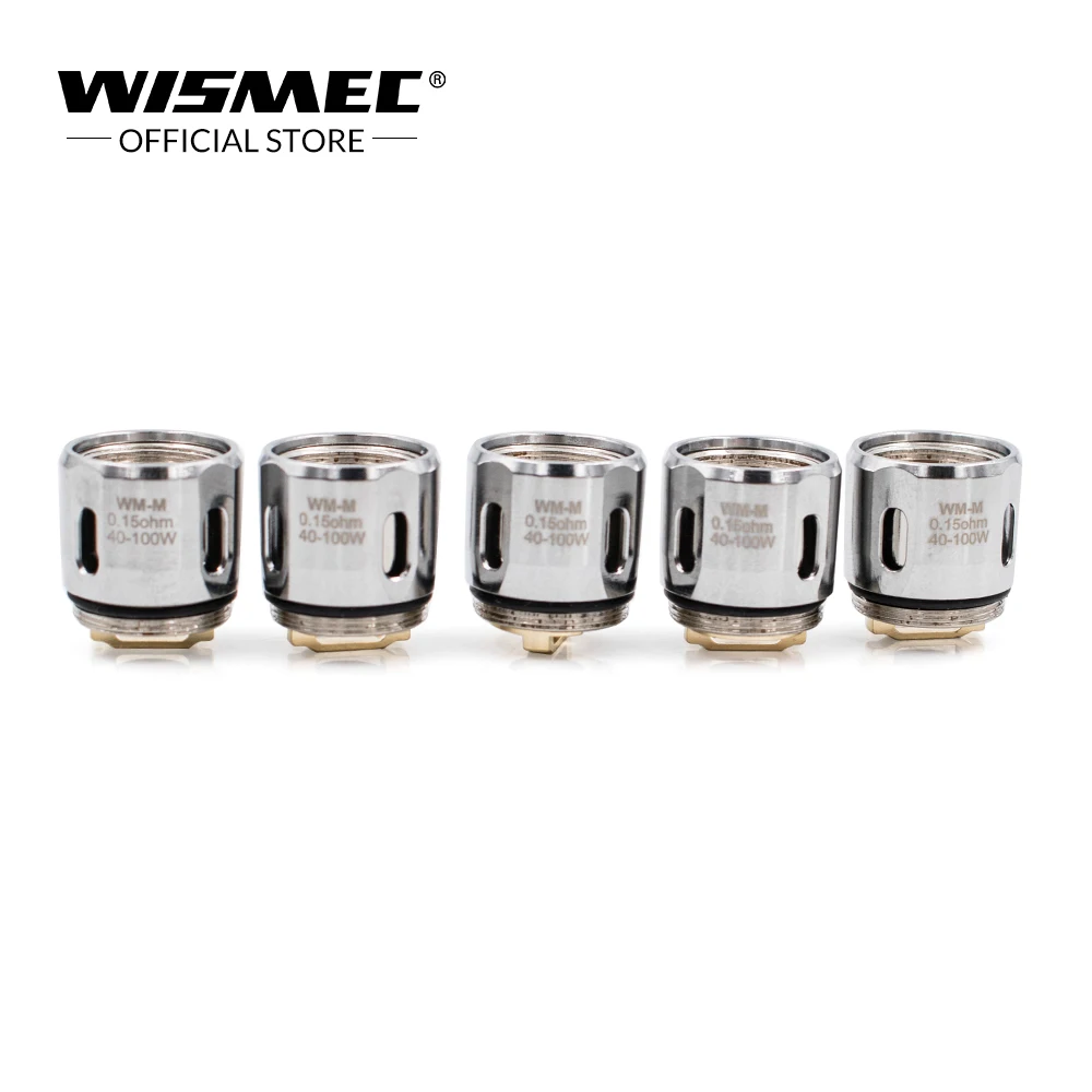 Оригинальный wismec WM01 Single 0.4ohm /WM02 Dual 0.15ohm /WM03 Triple 0.2ohm/WM M Головка Катушки для