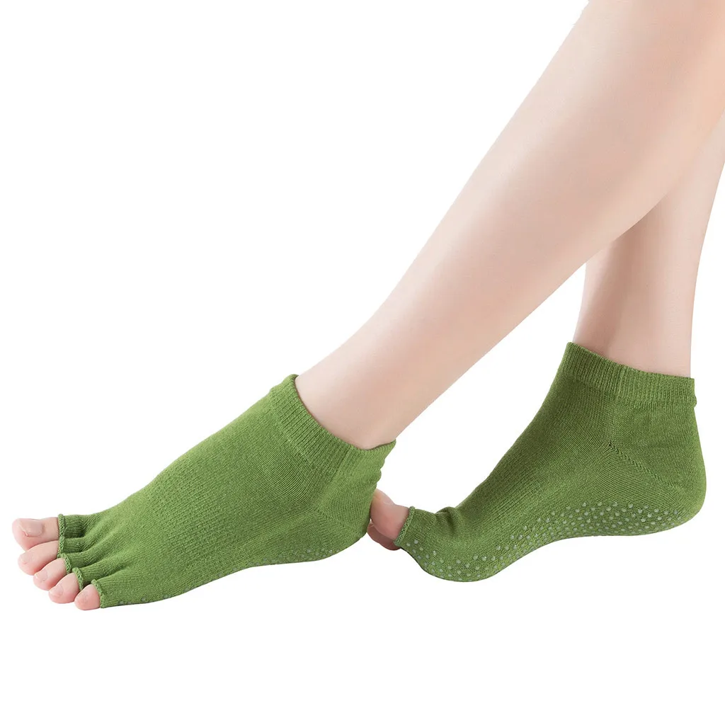 

Toe Socks Women Soft Comfortable Anti Slip Finger-separated Dancing Socks Sport Ballet Dance Socks Free Ship носки женские Z5