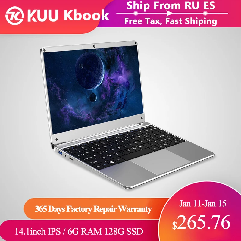 US $265.76 141 Inch 6GB DDR4 RAM 128G 256G SSD Notebook 19201080 Laptop Full Layout Keyboard WiFi Bluetooth RJ45 for Student Office