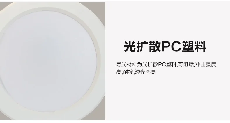 LED Downlight 2.5-Inch 3W5W Integration Anti-Glare Anti-fog Grilled White Anti-fog Ceiling Hole Lamp Living Room Lamps Wholesale