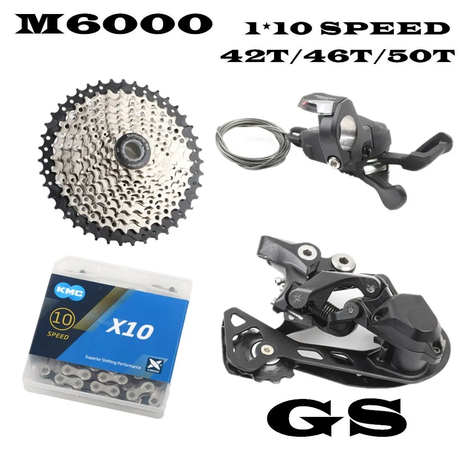SHIMAN0 M6000 SRAM NX набор групп 1x11 10s MTB GX 170 172 5 175 мм комплект для горного велосипеда KMC