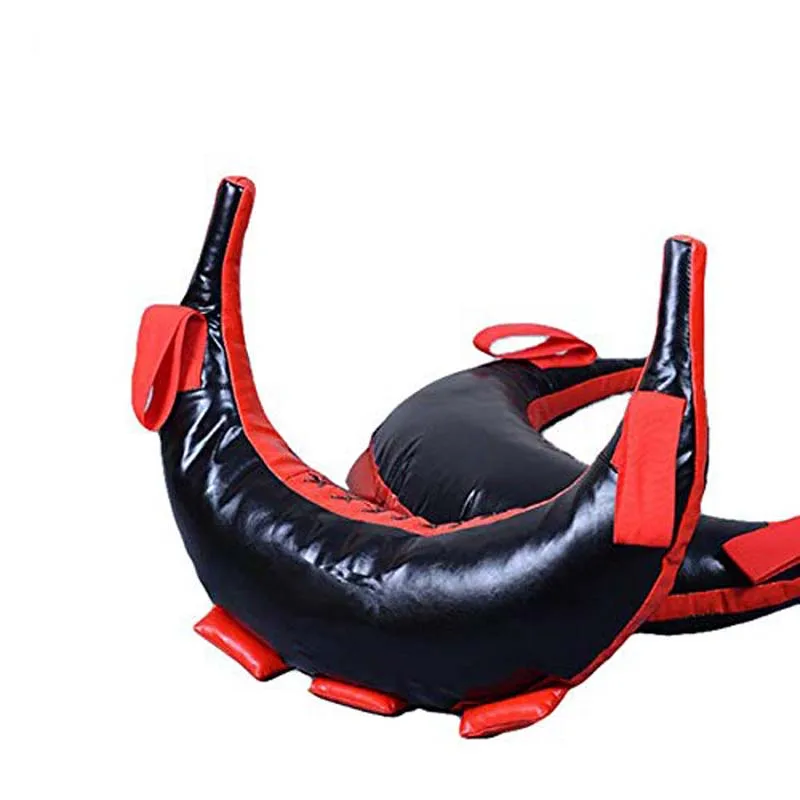 Bulgarian Power Bag 5-20KG Fitness Boxing Training Sandbag Empty Weightlifting Judo PU Leather MMA Strength Exercise Punching