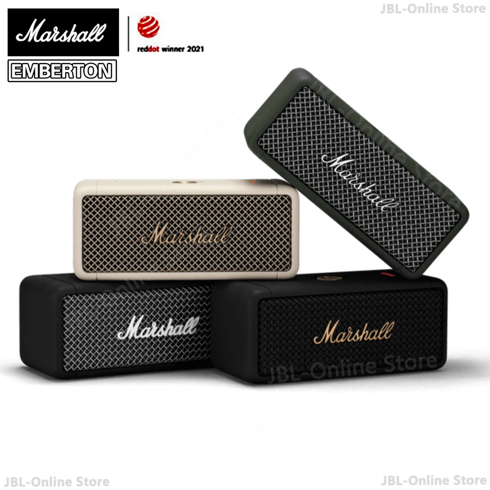 Оригинальная Беспроводная Bluetooth-колонка MARSHALL EMBERTON водонепроницаемая IPX7