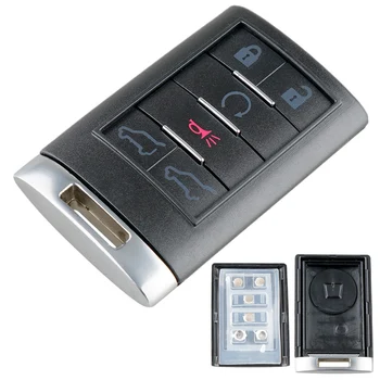

6 Buttons Remote Car Key Shell with N0 Small Key Fit for 2008 -2014 Cadillac Escalade ESV