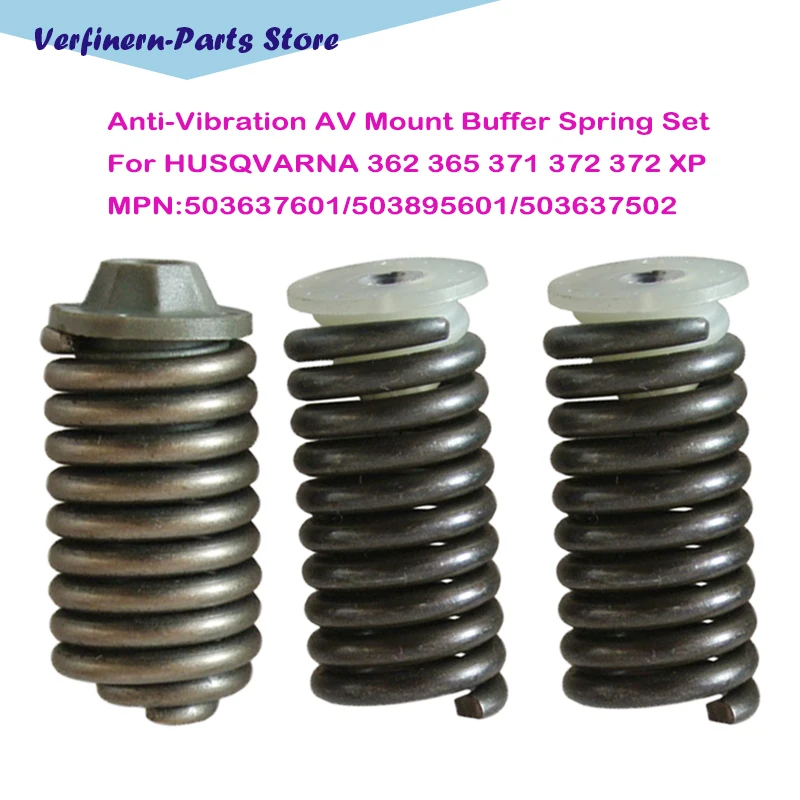 Set Di Molle Tampone Per Montaggio Av Antivibrazioni Adatto Per Husqvarna 362 365 371 372 372 Xp Chainsaw 503637602