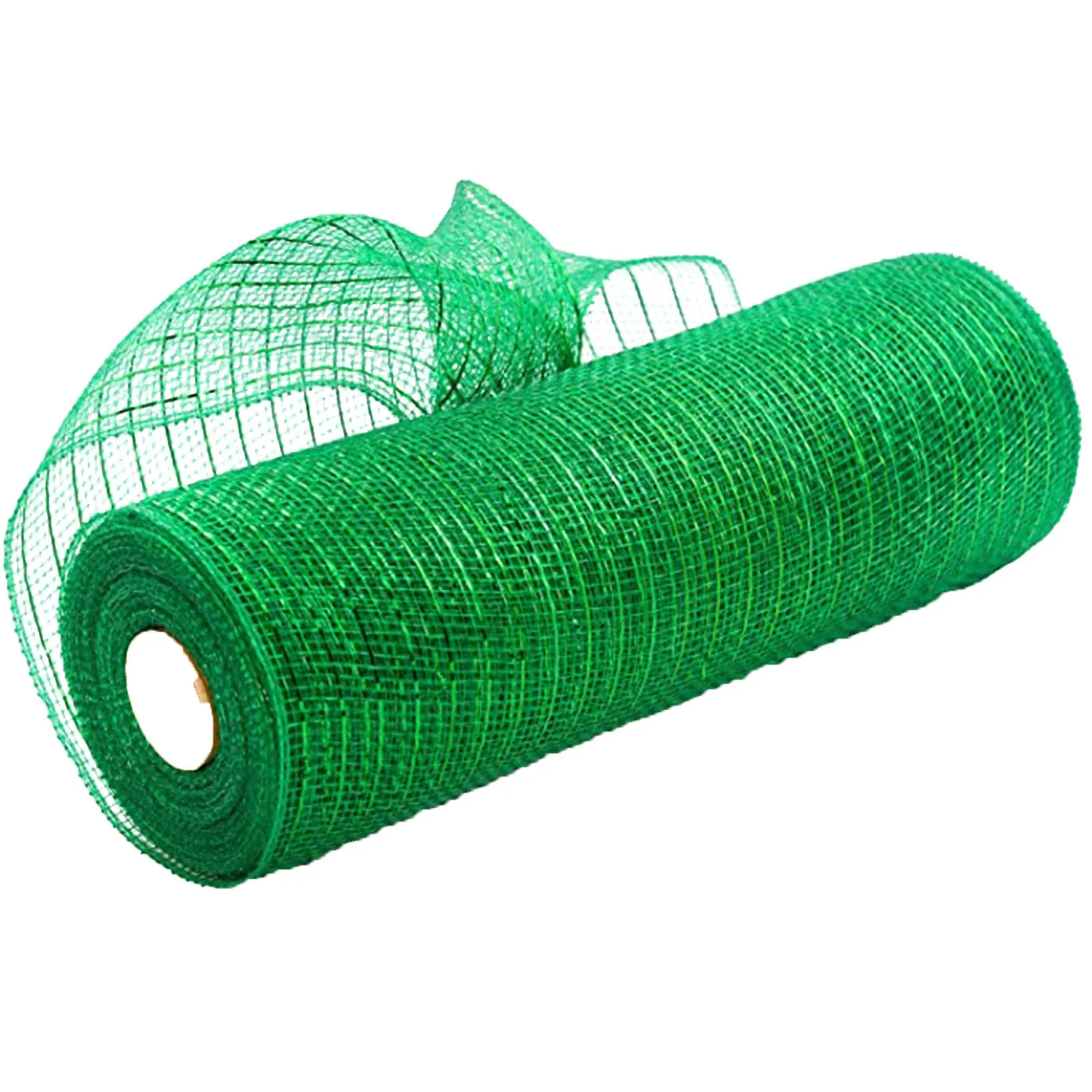 25# Poly Mesh Ribbon With Metallic Foil Each Roll For Wreaths Swags Bows Wrapping And Decorating Flower Box Gift Cardboard Boxes |