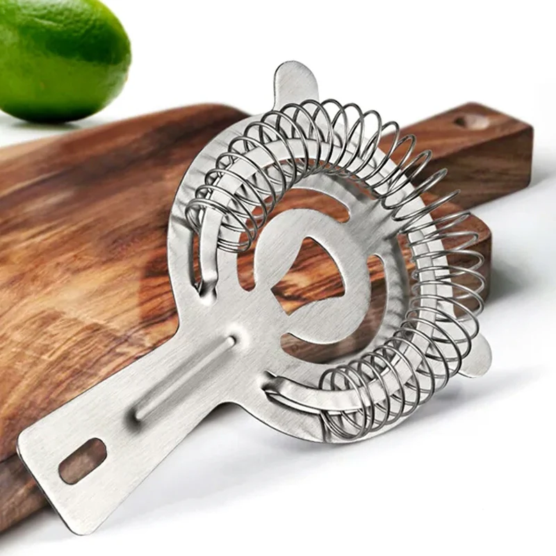 1Pc Cocktail Strainer Stainless Steel Bar Strainer Filter Bartender Tools Ice Drink Filter Cocktail Wine Accessories Bar Supply (3)