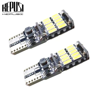 

2x T10 W5W 194 501 canbus LED No Error Car Lights 26 SMD 4014 Chip White Reading Instrument Light Bulb 12V 5w5 Auto 6000K