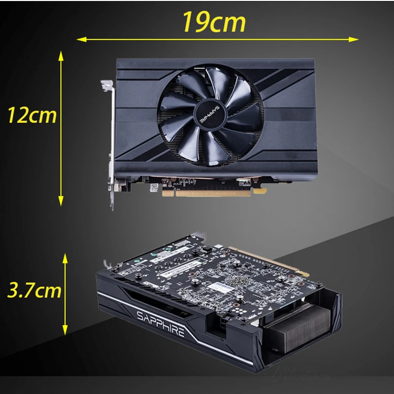 Оригинальная Видеокарта SAPPHIRE Radeon RX 470 4 Гб видеокарта GPU AMD RX 470D RX470 видеокарты для PlayerUnknown's Battlegrounds не Майнинг