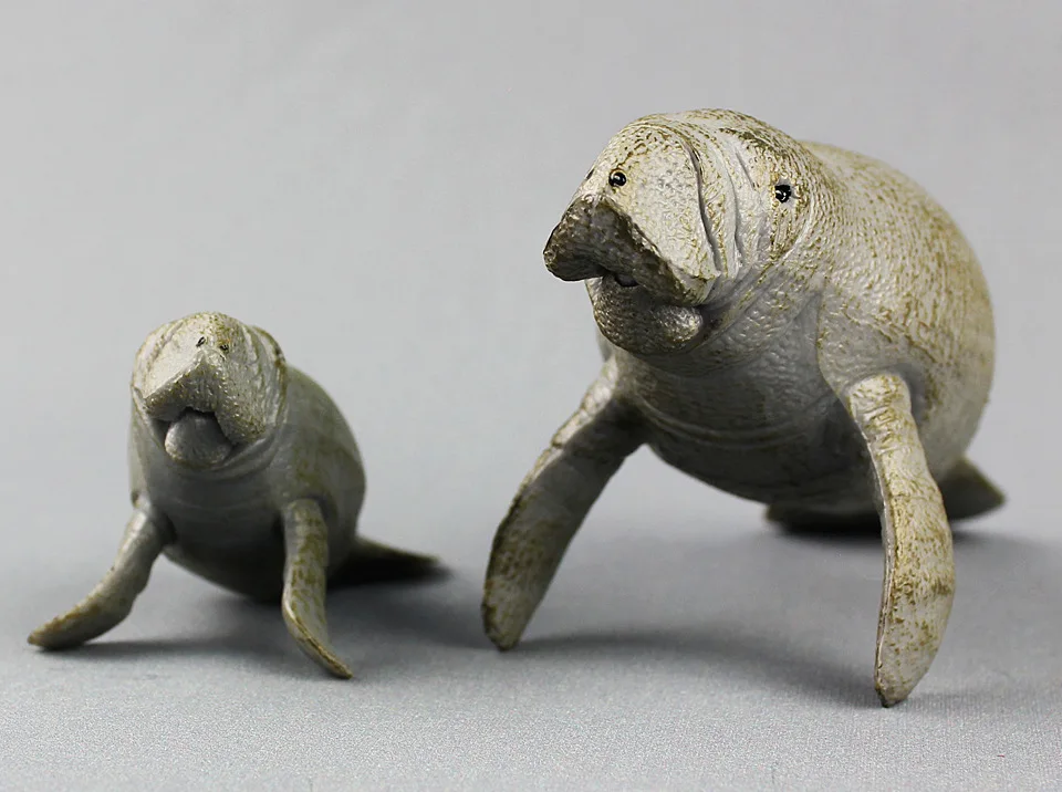 Пересечение границы поставки товаров модель морские организмы большой Manatee океаны модели животных пластиковые детские игрушки