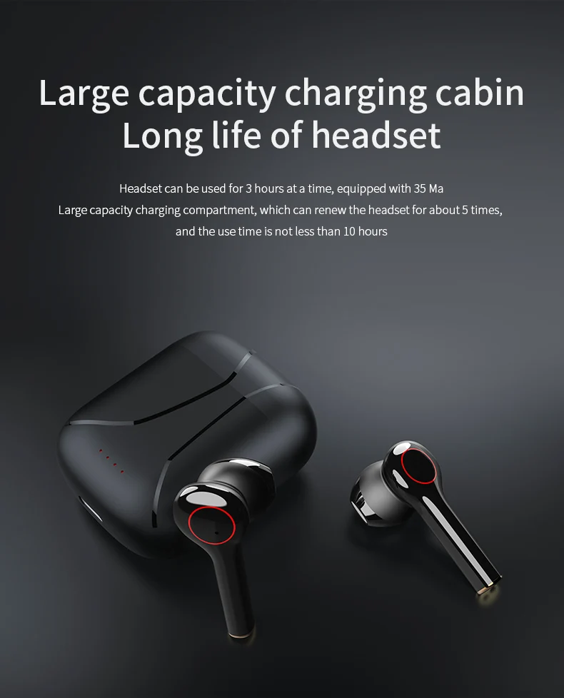Mini TWS Wireless Bluetooth Earphone HiFi Stereo HD Call Earbuds Smart Touch Waterproof Sports Headset For Smartphone xiaomi