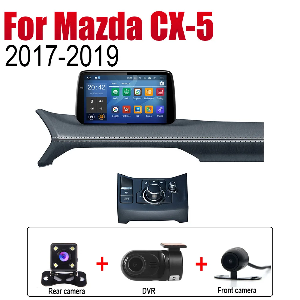 Автомобильный проигрыватель gps навигация для Mazda CX-5 автомобильный Android мультимедийная система экран Радио стерео - Цвет: Extra Items