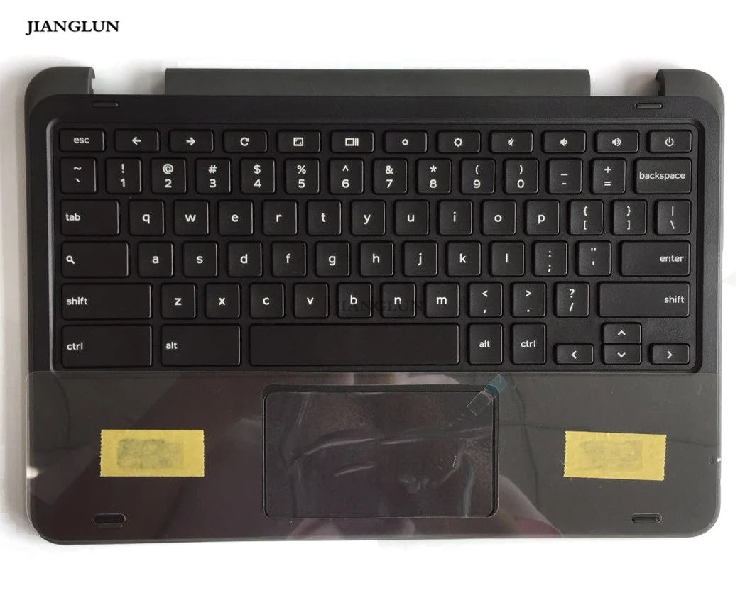 Jianglun New For Dell Chromebook 11 31 Palmrest Top Case With Keyboard Touchpad 00yfyx Laptop Bags Cases Aliexpress