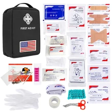 214 шт аптечка для первой помощи, тактическая медицинская сумка Molle, компактная сумка для экстренной помощи, коробка для лекарств, таблеток, сумка для путешествий, кемпинга, дома