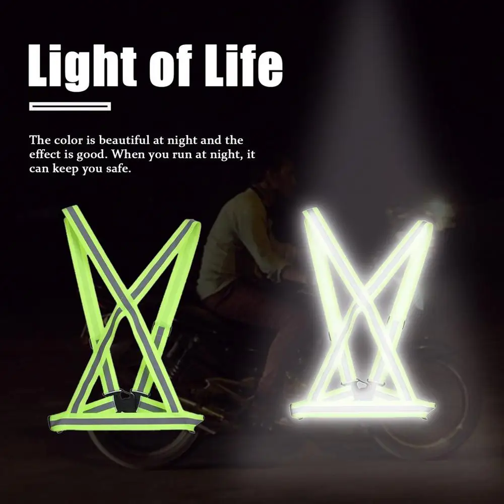 

New Breathable Traffic Night Work Security Running Cycling Safety Reflective Vest High Visibility Reflective Safety Jacket