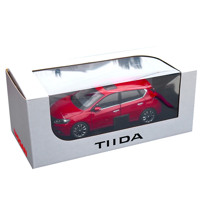 Производитель 1:18 Dongfeng Nissan, NISSAN TITDA литая модель автомобиля с небольшим подарком