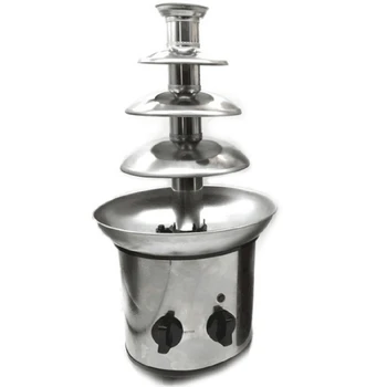

New-Chocolate Fountain Fondue Event Wedding Children Birthday Festive Party Supplies Christmas Chocolate Waterfall Machine-Eu Pl