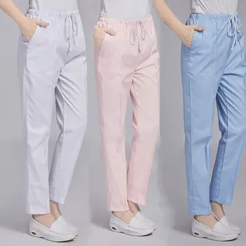 

Work Wear Pants Medical Uniforms Elastic Waist Plus Nurse Uniform Gown Scrubs Women Costume Accessories Clothing for Nursing