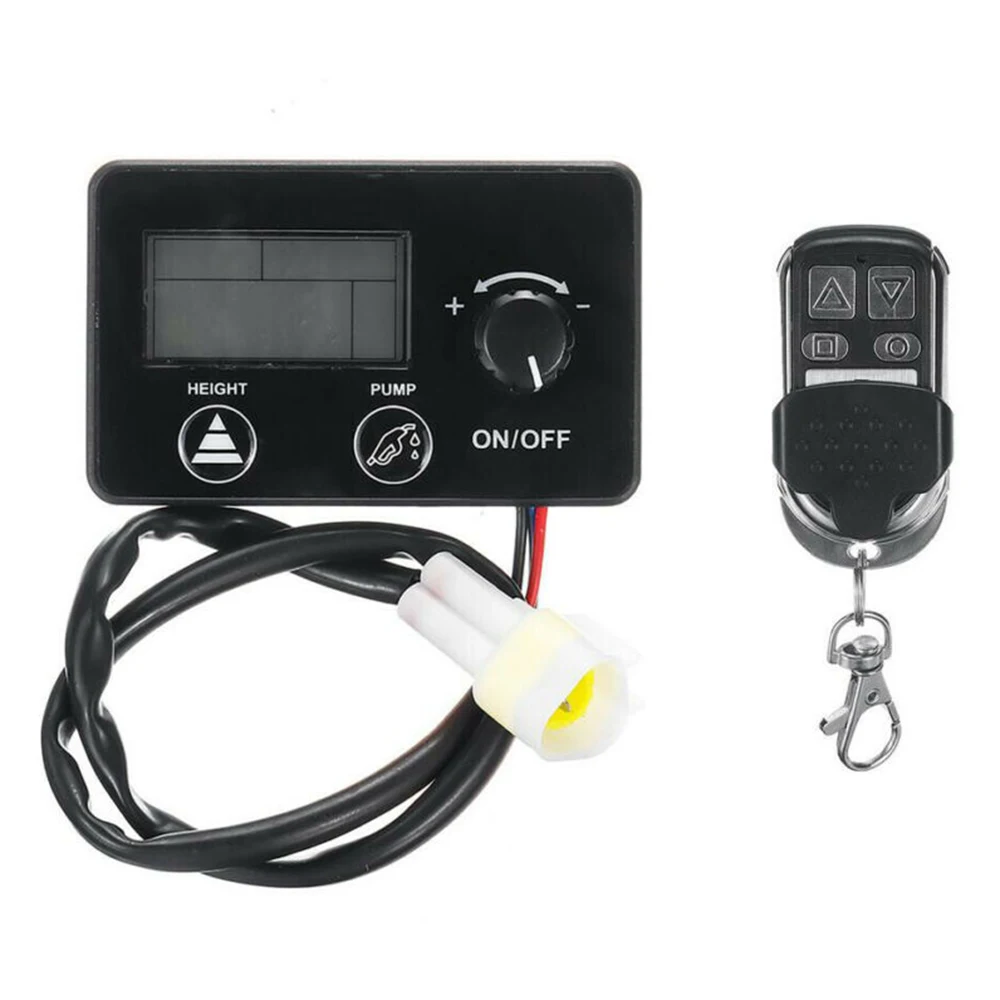 Interruptor de Controle Display Digital Remoto Diesel Aquecedor Estacionamento 12 - 24 v Peças Lcd ar 9 Controles de aquecedor e AC