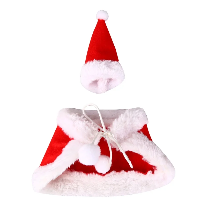Санта-Клаус, крышка для бутылки вина, сумка для бутылки, рождественские, вечерние, для ужина, украшение, держатель для шляпы, для новогоднего ужина, gr - Цвет: R