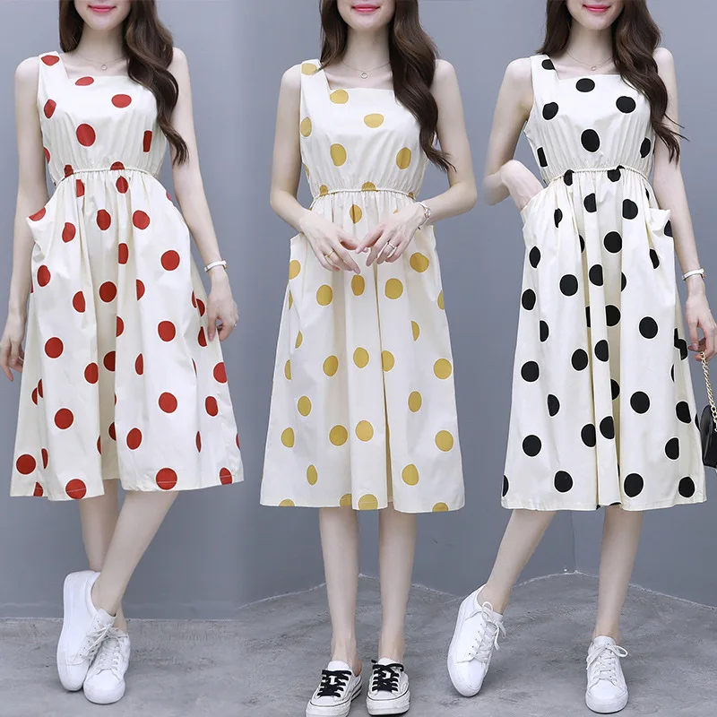 

Da bo dian Camisole Dress 2019 Summer New Style France Non-mainstream Waist Hugging Slimming Hipster Skirt