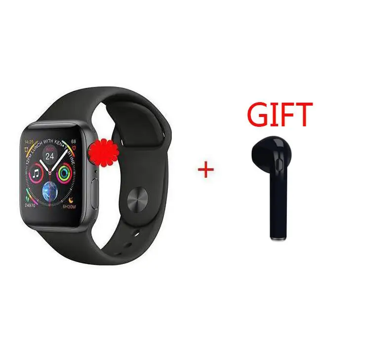 Серия 4 reloj IWO 8 PLUS 44 мм часы 4 сердечного ритма чехол для смарт часов для apple iPhone Android телефон не apple Watch