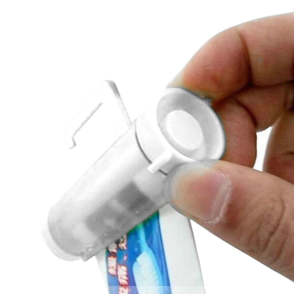 Rolling Squeezer Toothpaste Tube Dispenser Partner Holder Sucker Hanging GIFT 