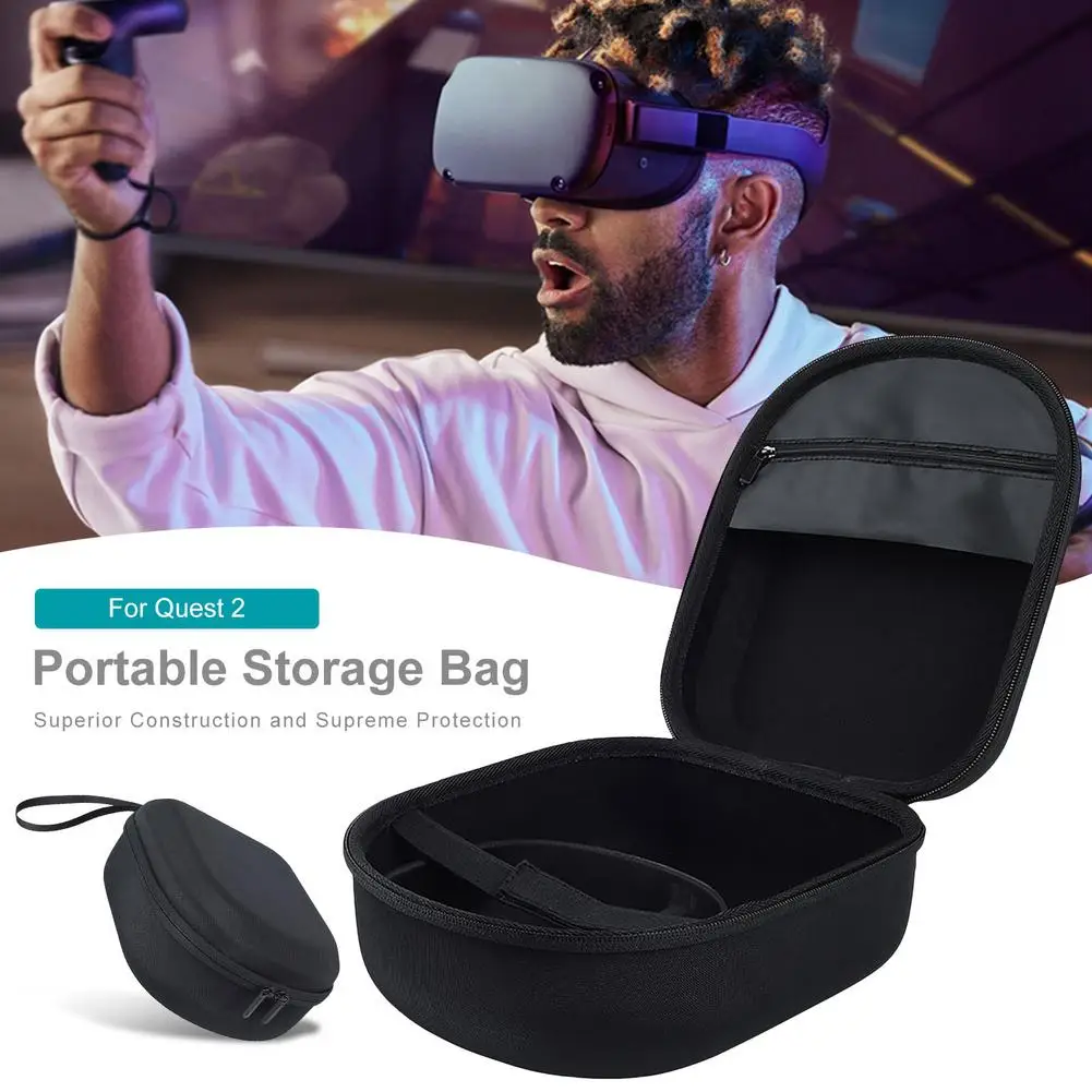 EVA Protective Storage Box For Oculus Quest 2 VR Headset Carrying Case Protective Storage Box For Oculus Quest2 VR Accessories