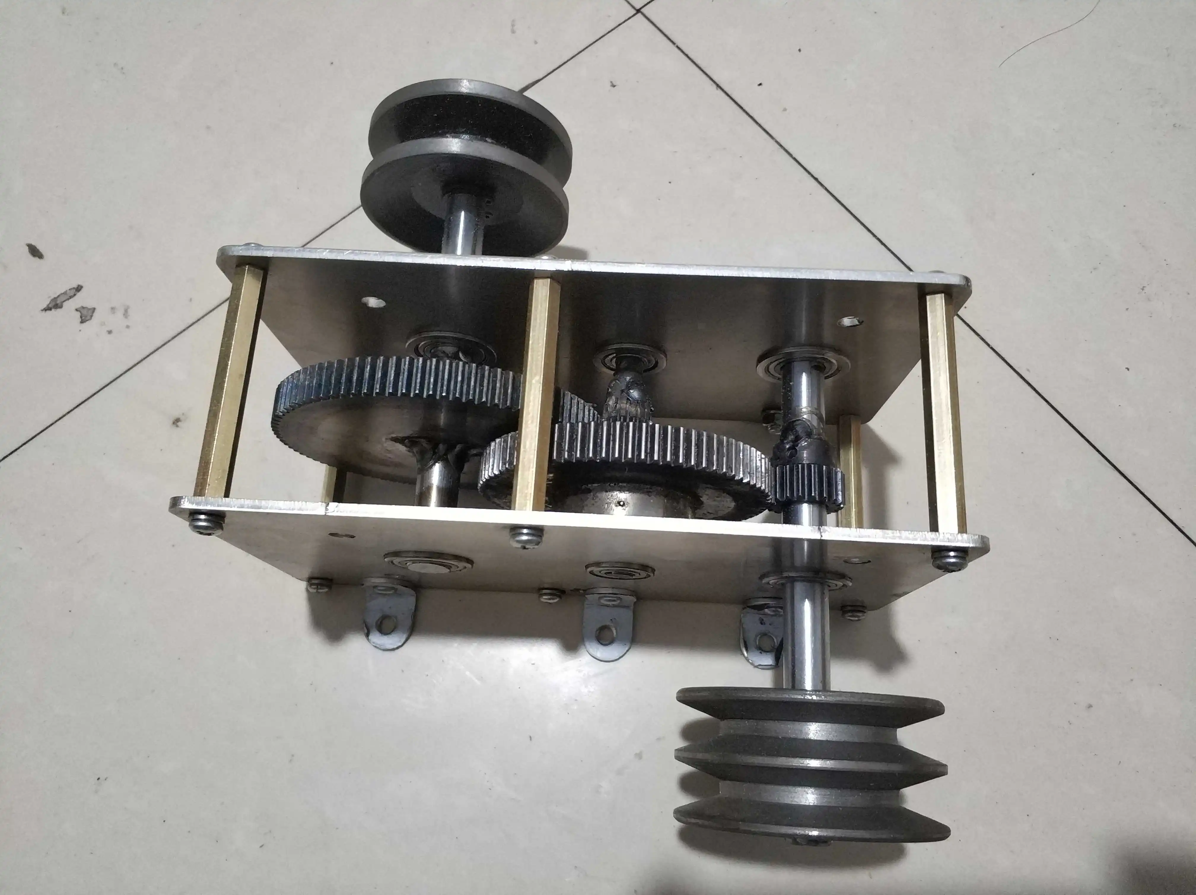Hand Crank Generator Speed-increasing Gearbox Wind Hydraulic Transmission  Diy Pulley Gearbox Gearbox 1:22 - Generator Parts & Accessories - AliExpress