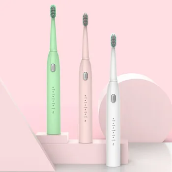 

1pcs Electric Toothbrush Waterproof Automatic Sonic USB Rechargeable 5 Models With 2 Brush Heads Personal Care Appliance