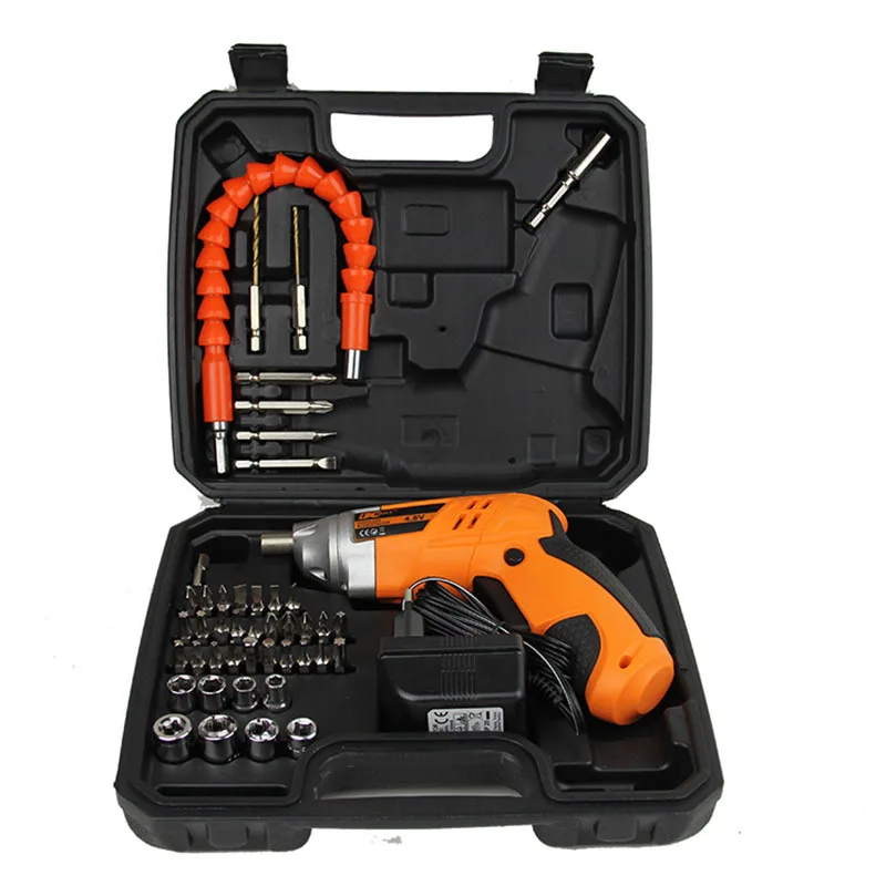 

4.8V Electric Screwdriver Multi-functional Rechargeable Hand Drill Electric Screwdriver Set with Hose