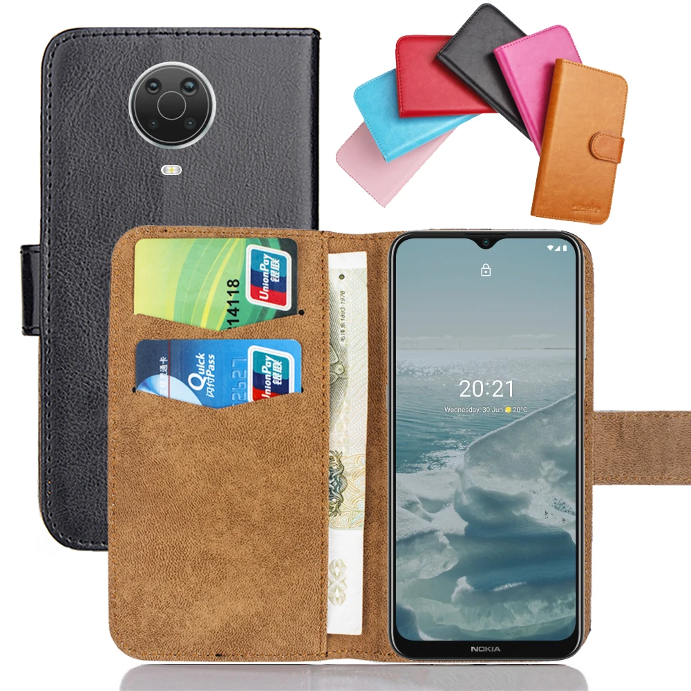 Чехол для Nokia G20 6 52 дюйма Кожаный Модный Роскошный многофункциональный чехол