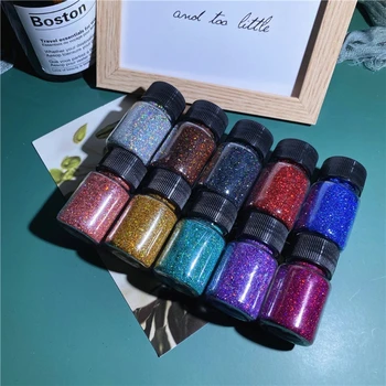 

10 Colors Resin Casting Mold Fine Glitter Epoxy Resin Sequins Pigment 10g Per