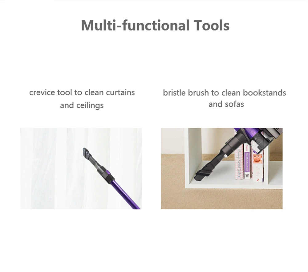 Dibea F6 2-in-1 Powerful Wireless Upright Vacuum Cleaner