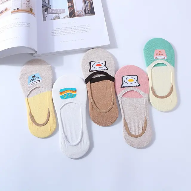27 Style 10 Piece=5 Pairs/Lot Cute Harajuku Animal Women Socks Set Funny Spring Cat Dog Rabbit Panda Low Cut Short Sock Happy 14