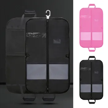 

Suit Dress Garment Bag with Clear Window Zipper Pocket Long Garment Cover closet organizer wardrobe organizer Storage Bag