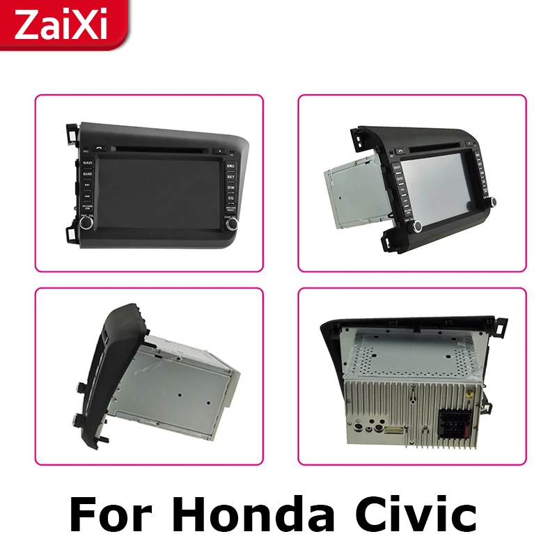 ZaiXi 2Din мультимедийный плеер для Honda Civic 2012 ~ 2015 Android радио GPS навигация IPS экран HiFi Wi Fi