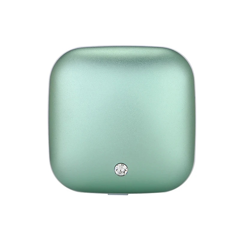 Green Мини-грелка для рук зарядка через usb 5 V/1A Портативный тела Удобная грелка для дома и путешествий зимний продукт - Цвет: Green